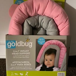 Baby Girl head support for car seat